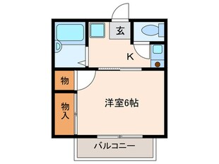 エスポワール大西の物件間取画像